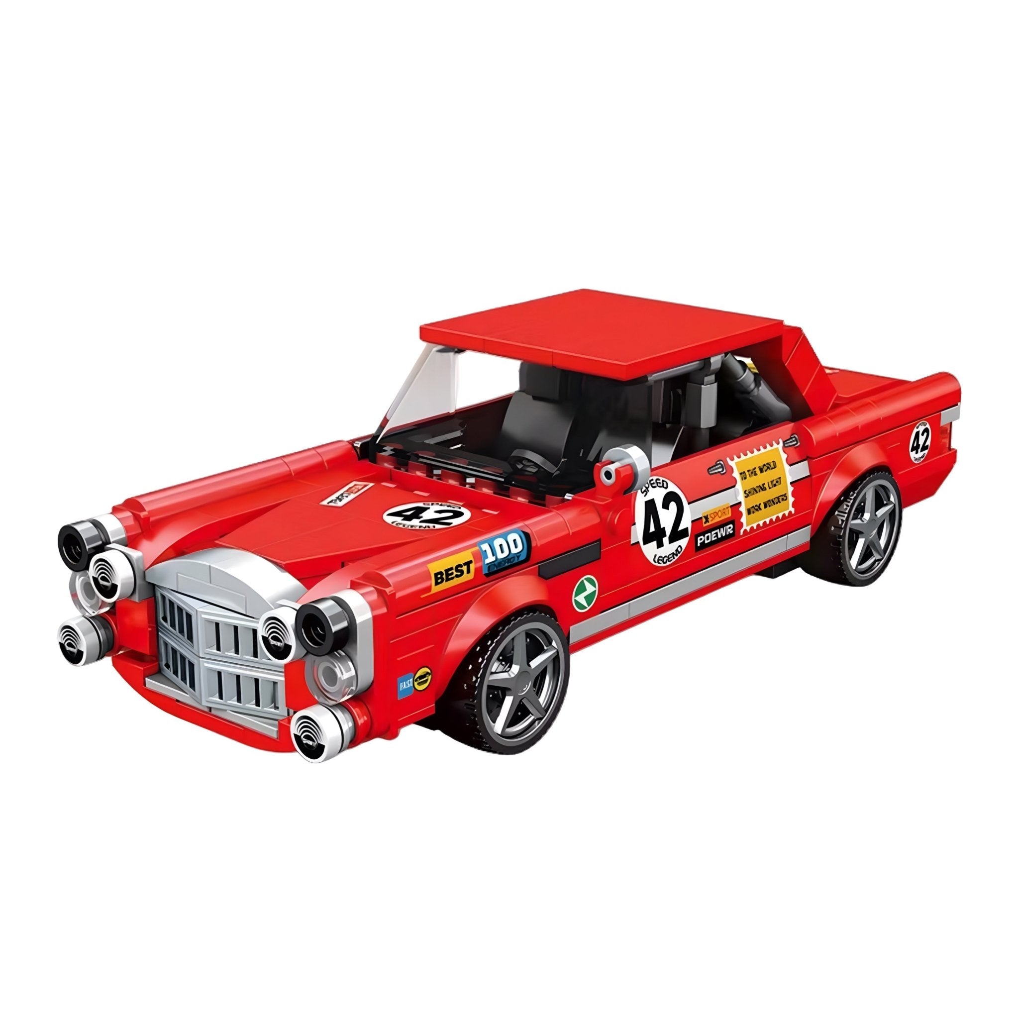 The Iconic 300 SEL "Red Pig" | 344pcs - BRICKS LAB