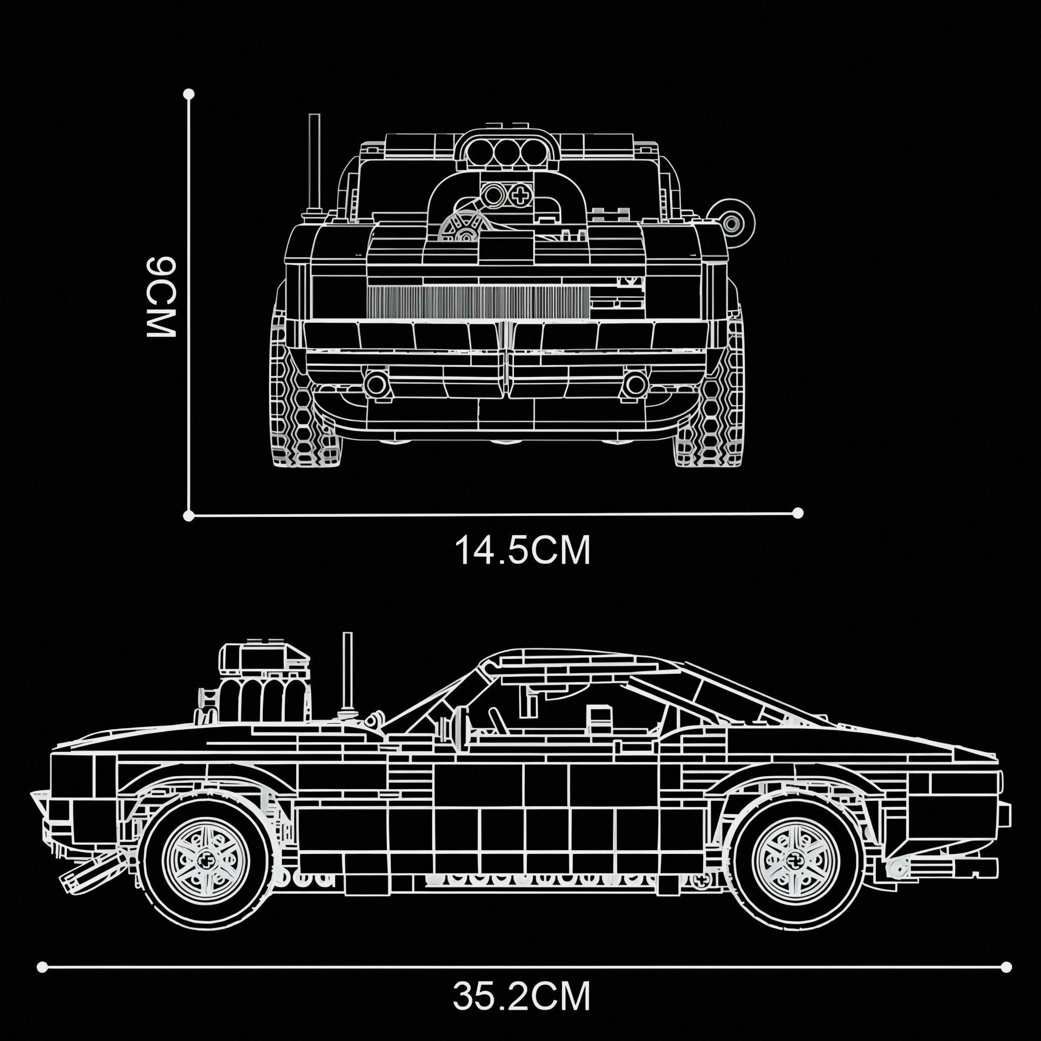 The Iconic Supercharged | 1439pcs - BRICKS LAB