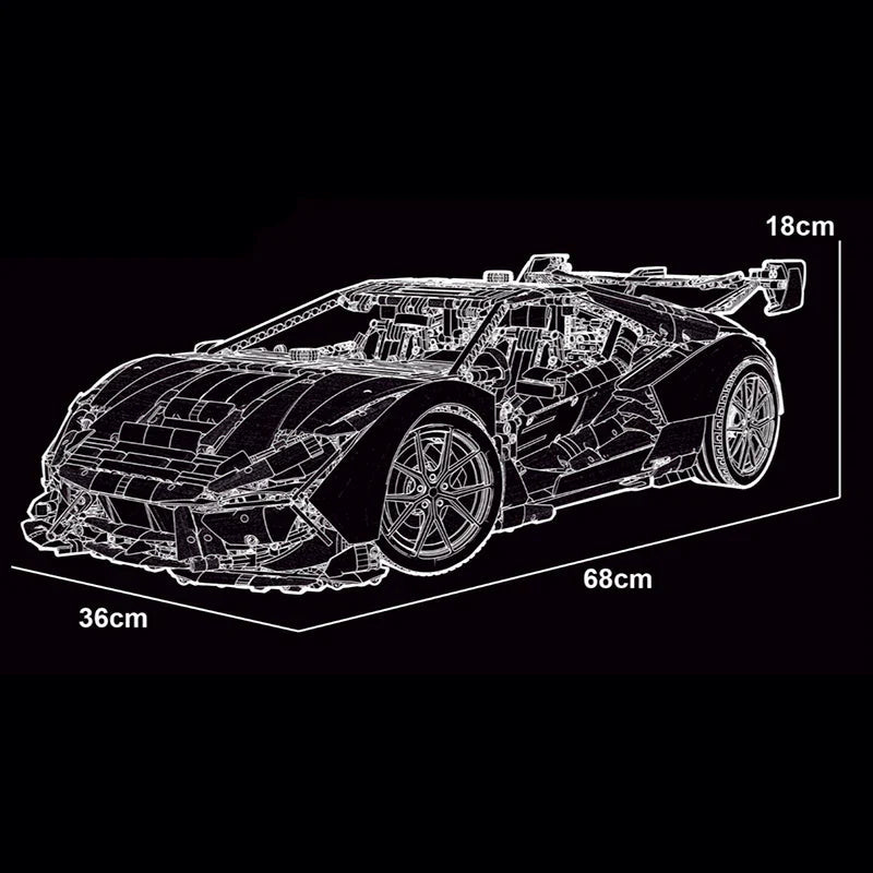 The Largest Ever Car Model | 6627pcs - BRICKS LAB