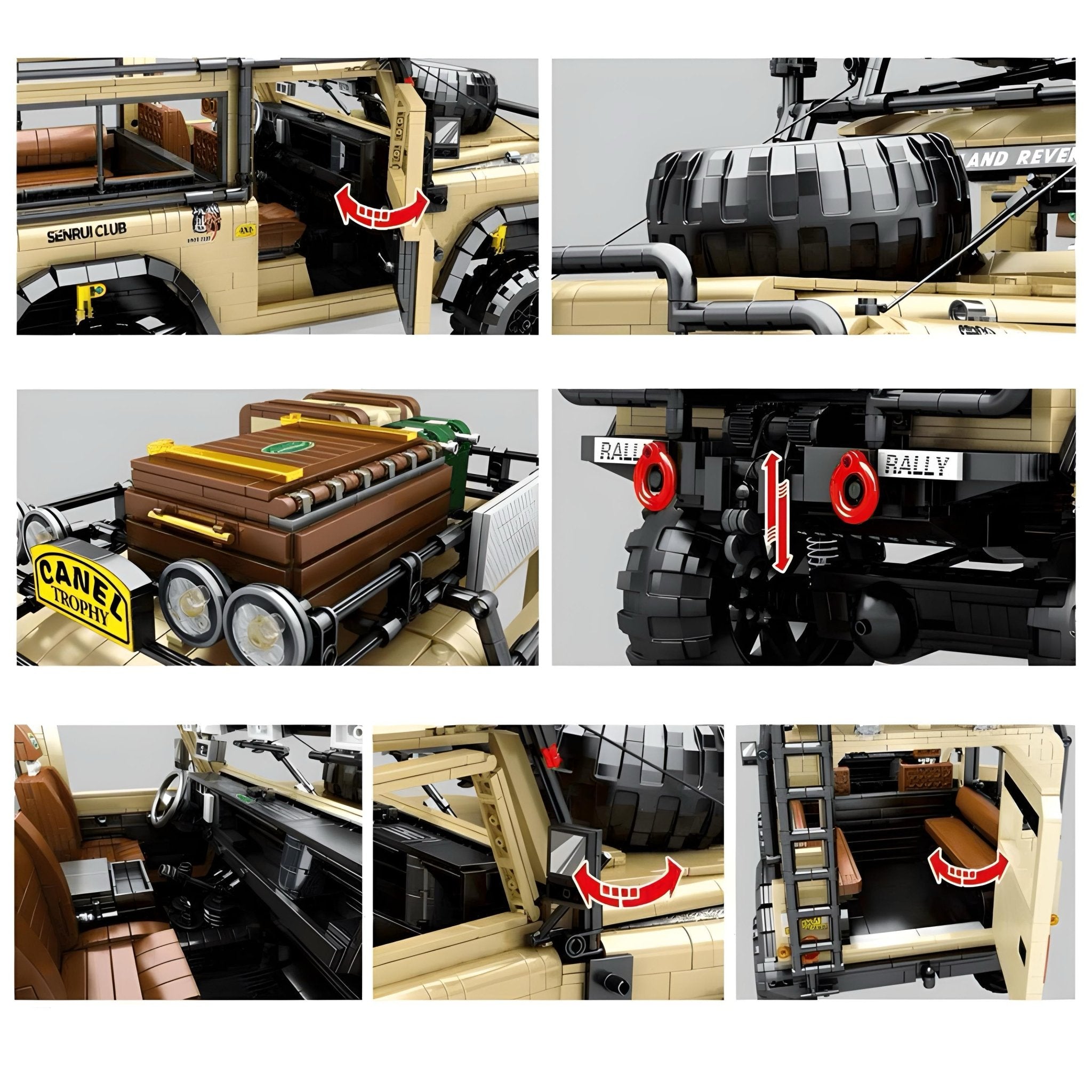 The Legendary Camel Trophy | 4631pcs - BRICKS LAB