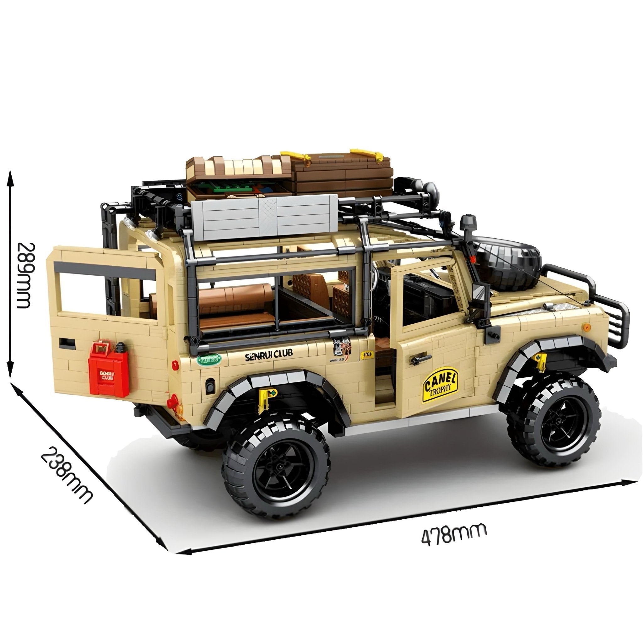The Legendary Camel Trophy | 4631pcs - BRICKS LAB