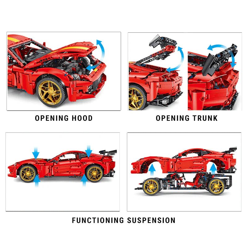 The Ultimate 812 GTS | 2925pcs - BRICKS LAB