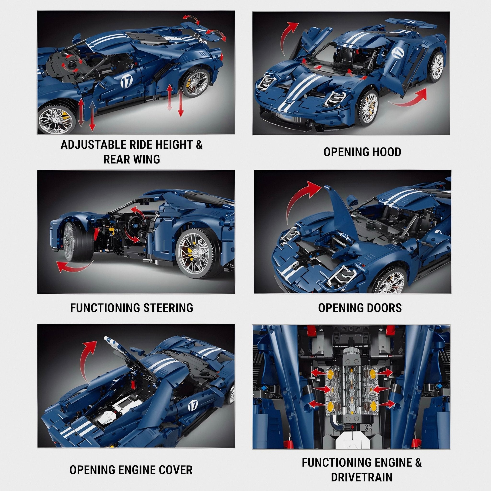 The Ultimate American GT V2 | 3055pcs - BRICKS LAB