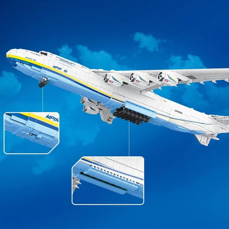 THE ULTIMATE ANTONOV 225 WITH STAND | 5349PCS - BRICKS LAB