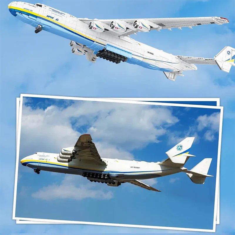 THE ULTIMATE ANTONOV 225 WITH STAND | 5349PCS - BRICKS LAB