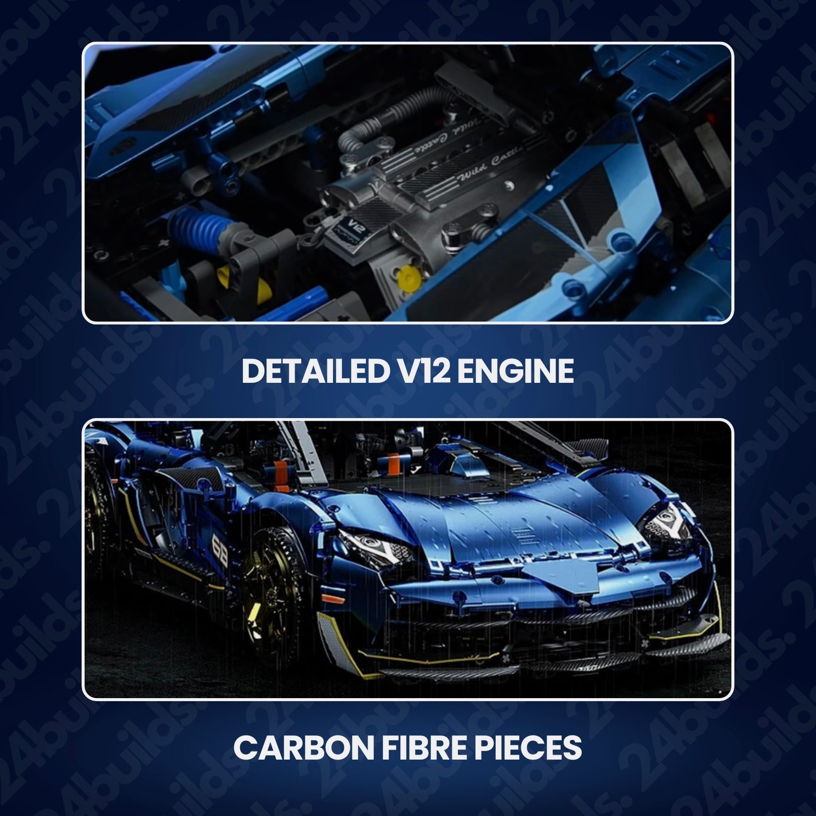 The Ultimate Aventador SVJ | 3812pcs - BRICKS LAB