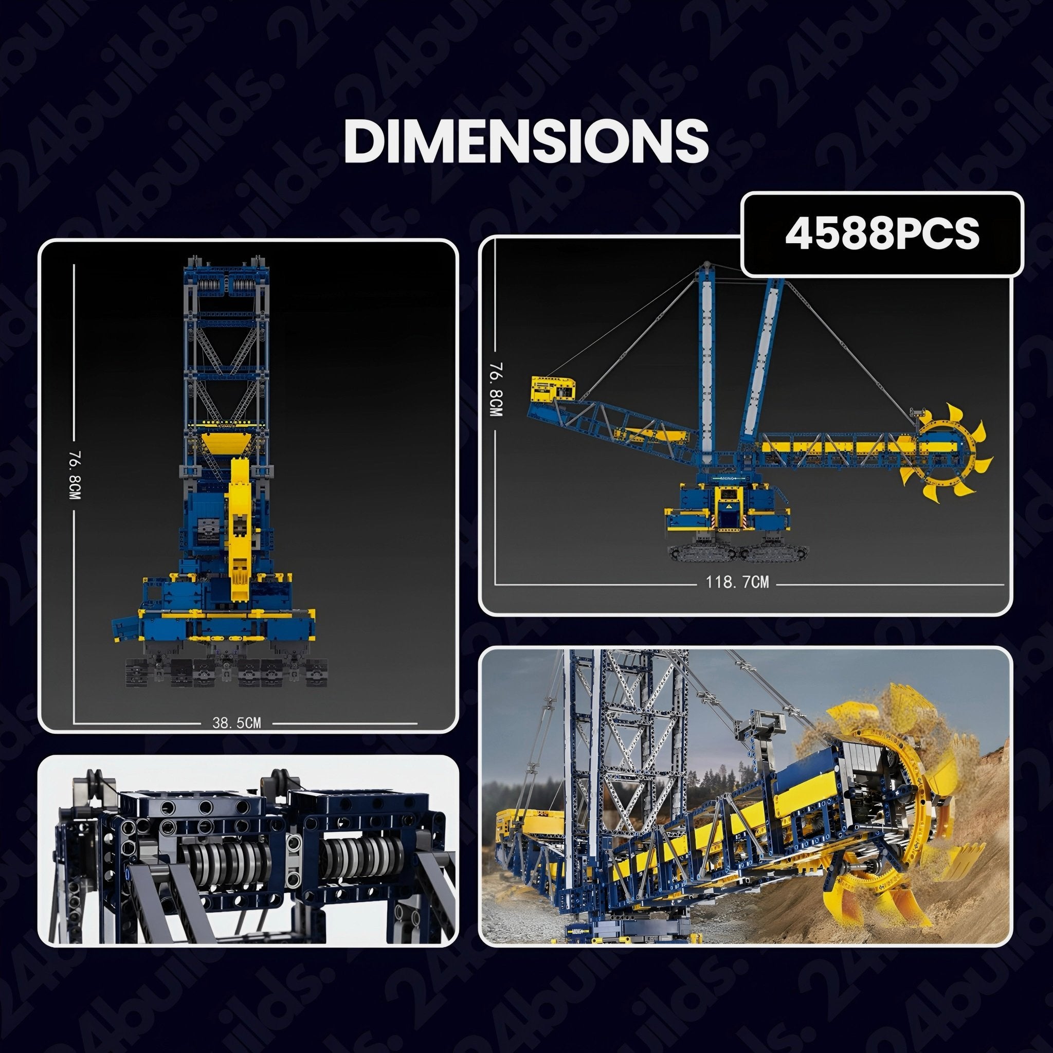 THE ULTIMATE BUCKET WHEEL EXCAVATOR | 4588PCS - BRICKS LAB