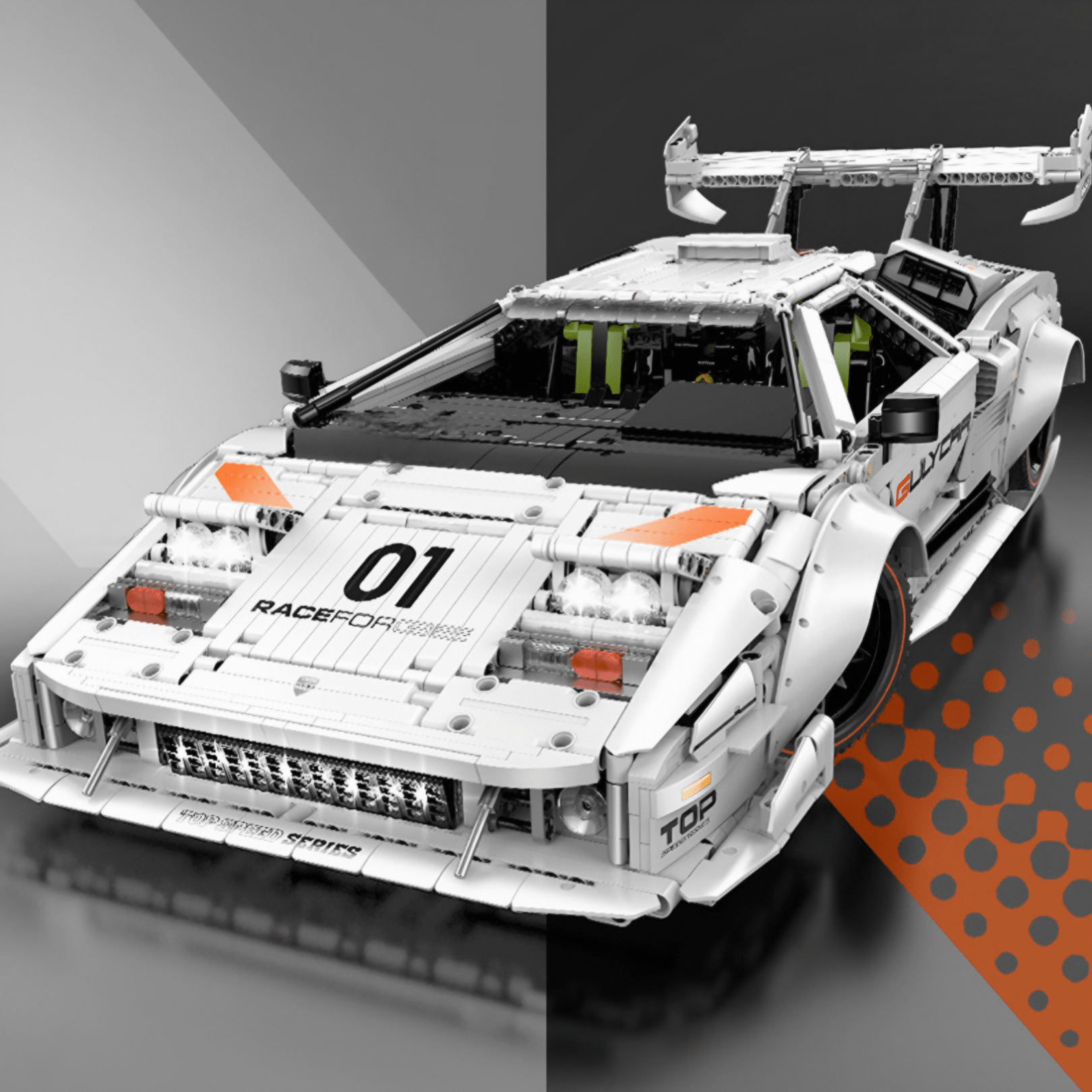 The Ultimate Countach LP5000 | 3972pcs - BRICKS LAB