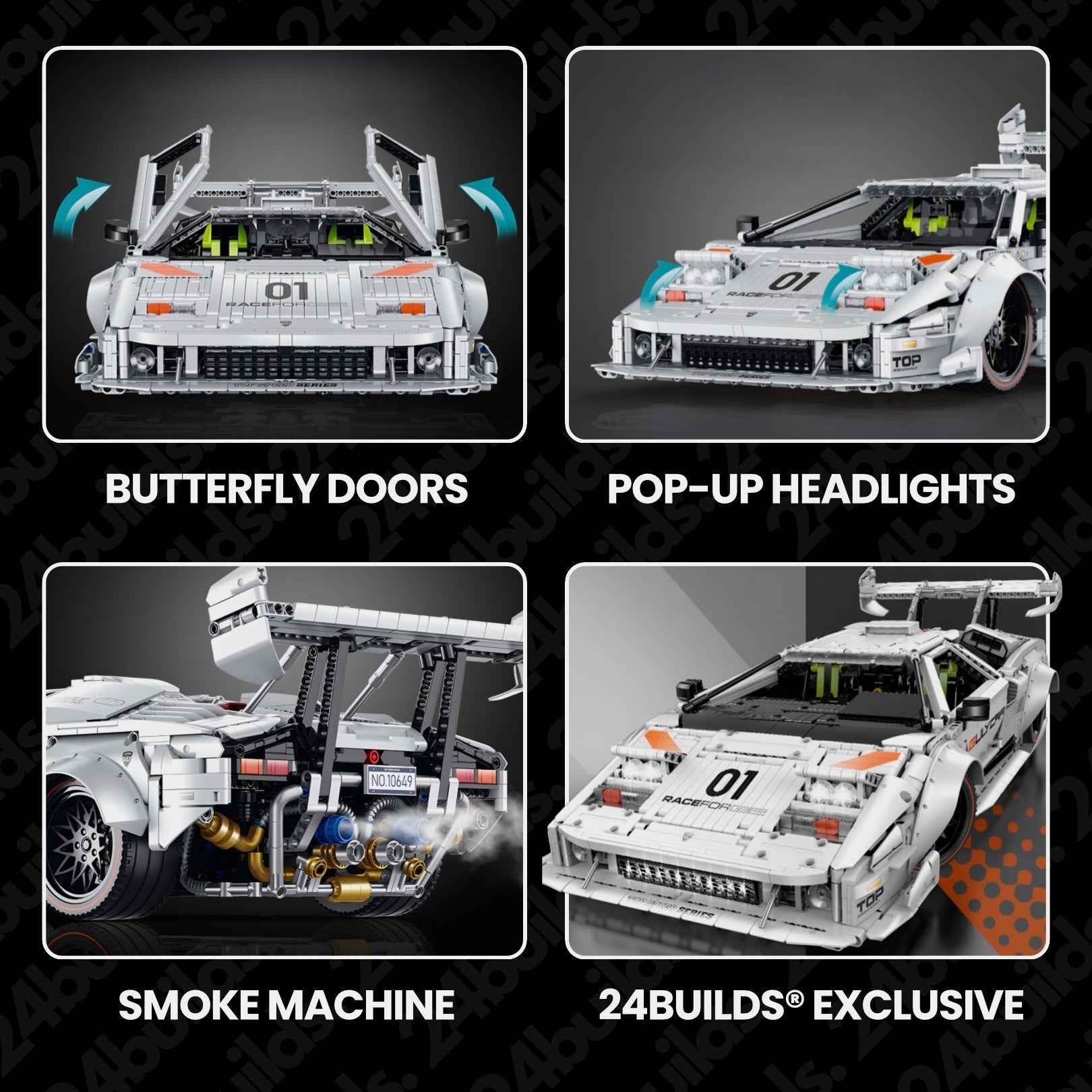 The Ultimate Countach LP5000 | 3972pcs - BRICKS LAB