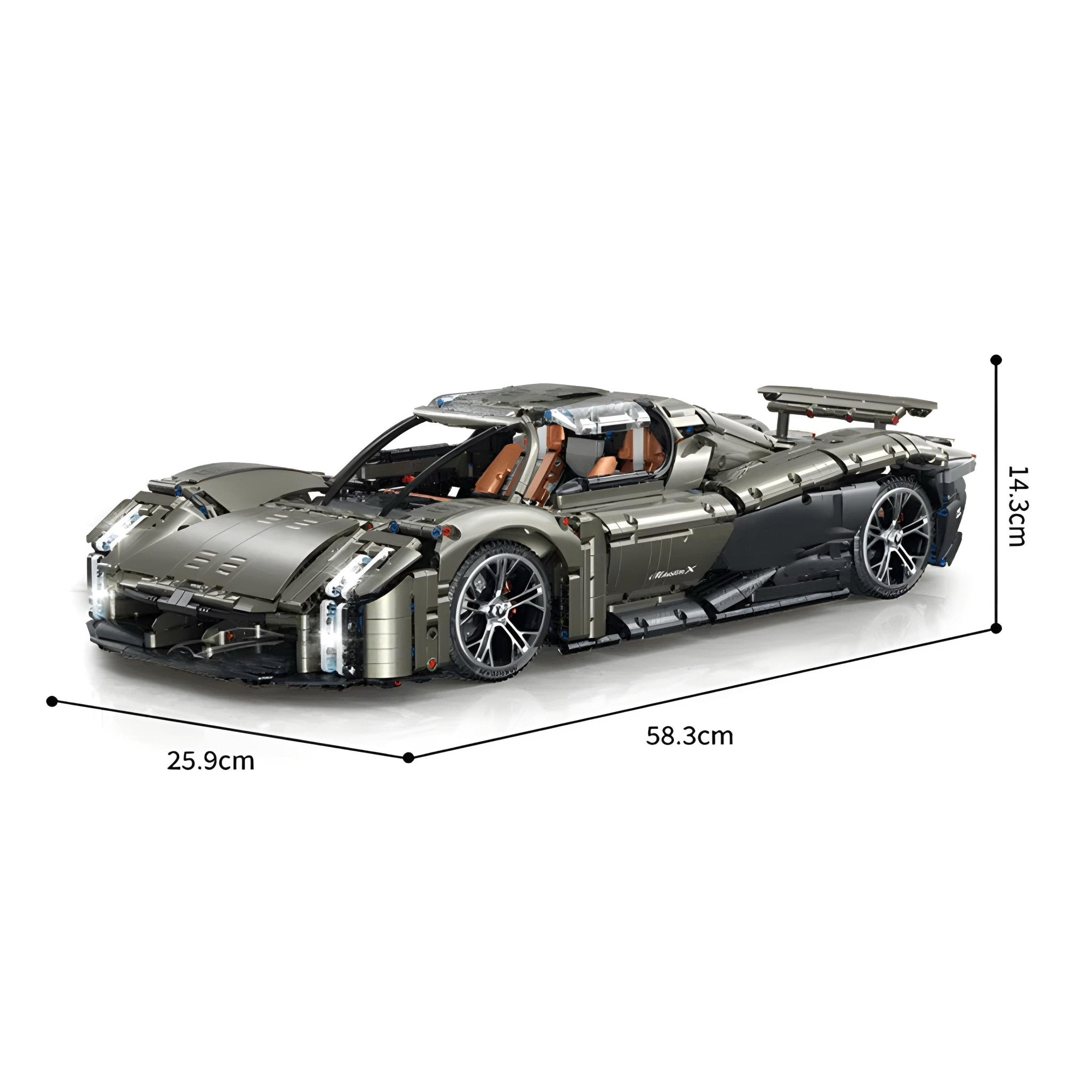 The Ultimate German Concept Hypercar | 4055pcs - BRICKS LAB