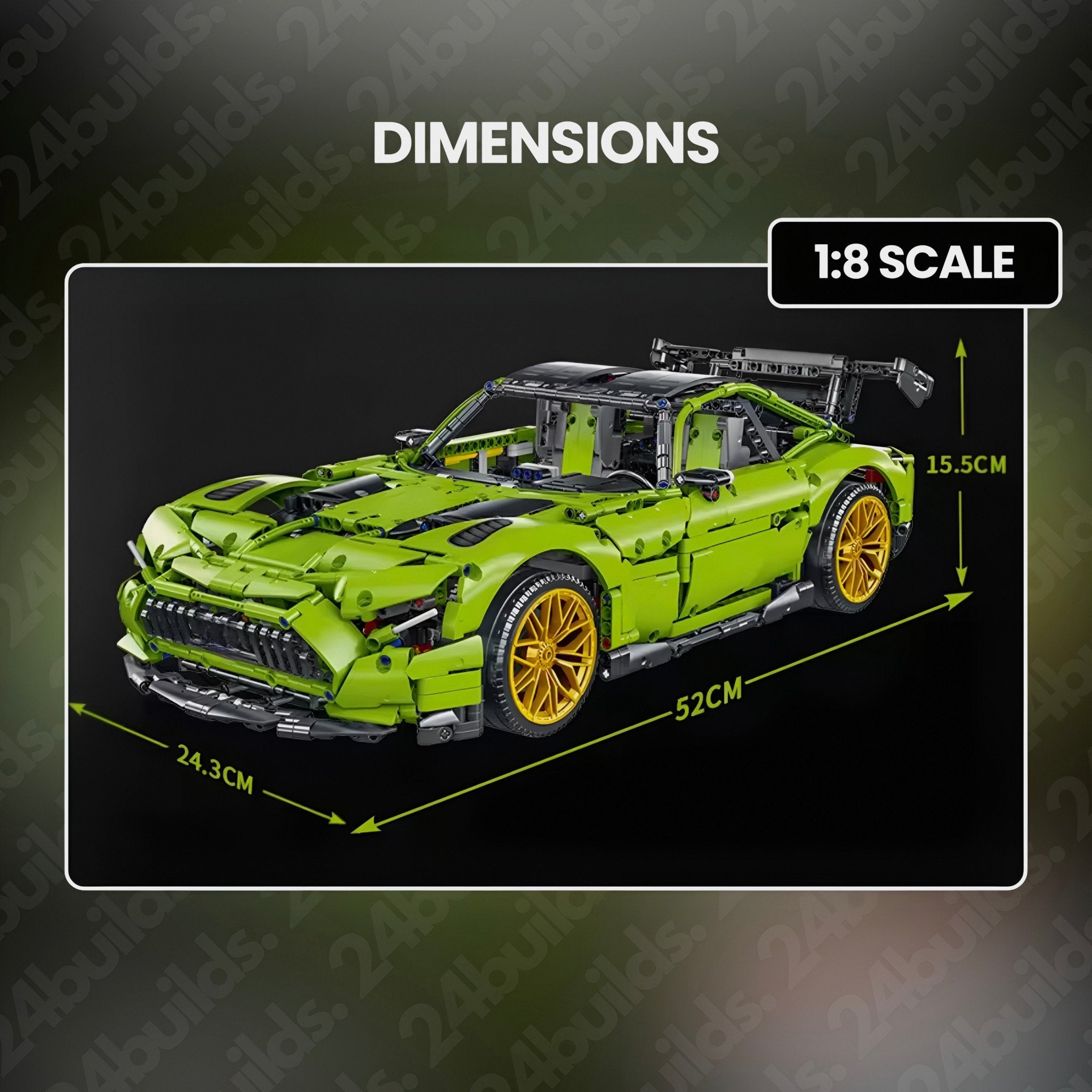 THE ULTIMATE GERMAN GT - R | 2898PCS - BRICKS LAB