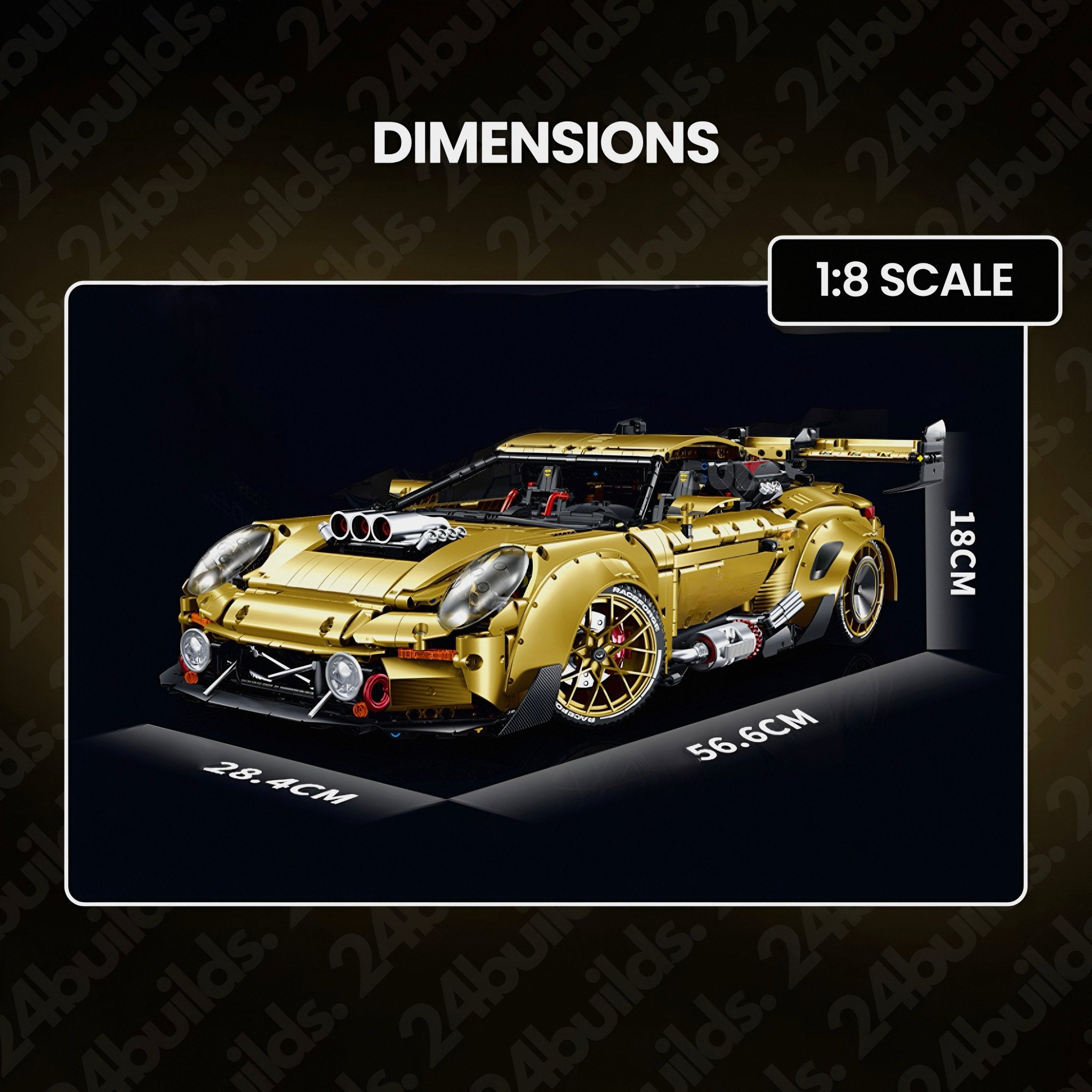 The Ultimate GT3 RS Concept | 3826pcs - BRICKS LAB