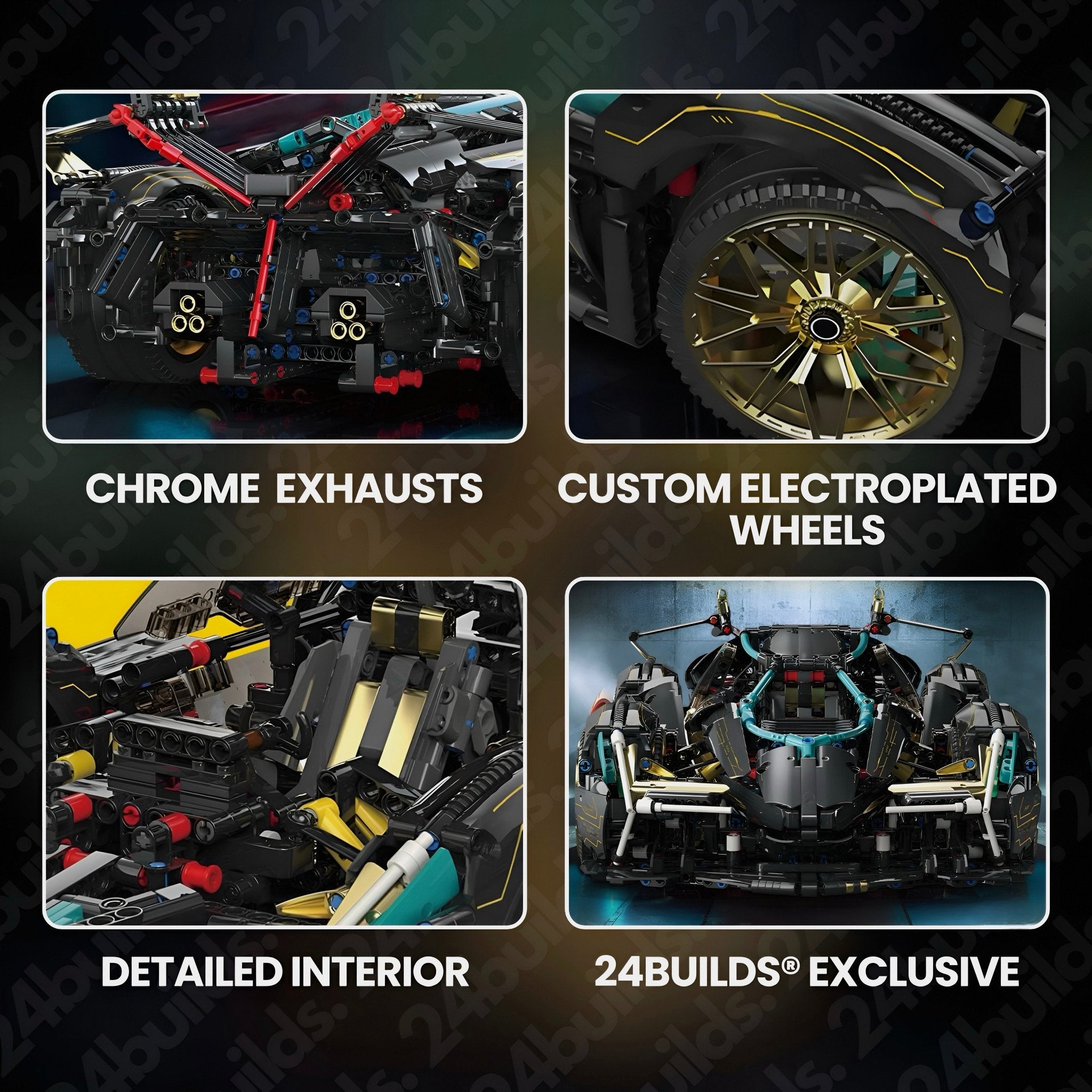 The Ultimate Italian V12 Concept | 2528pcs - BRICKS LAB