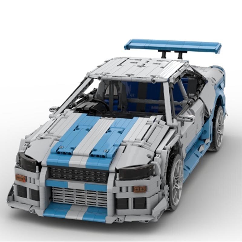 The Ultimate R34 Skyline GT - R | 3383pcs - BRICKS LAB