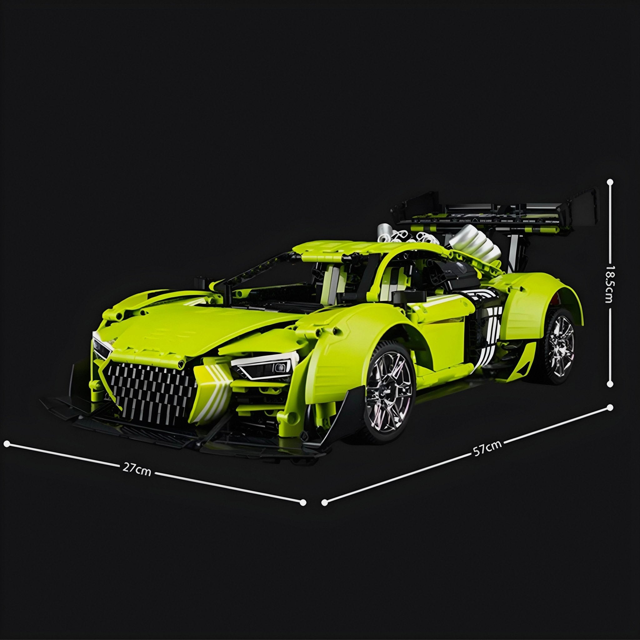 The Ultimate R8 Widebody | 2640pcs - BRICKS LAB
