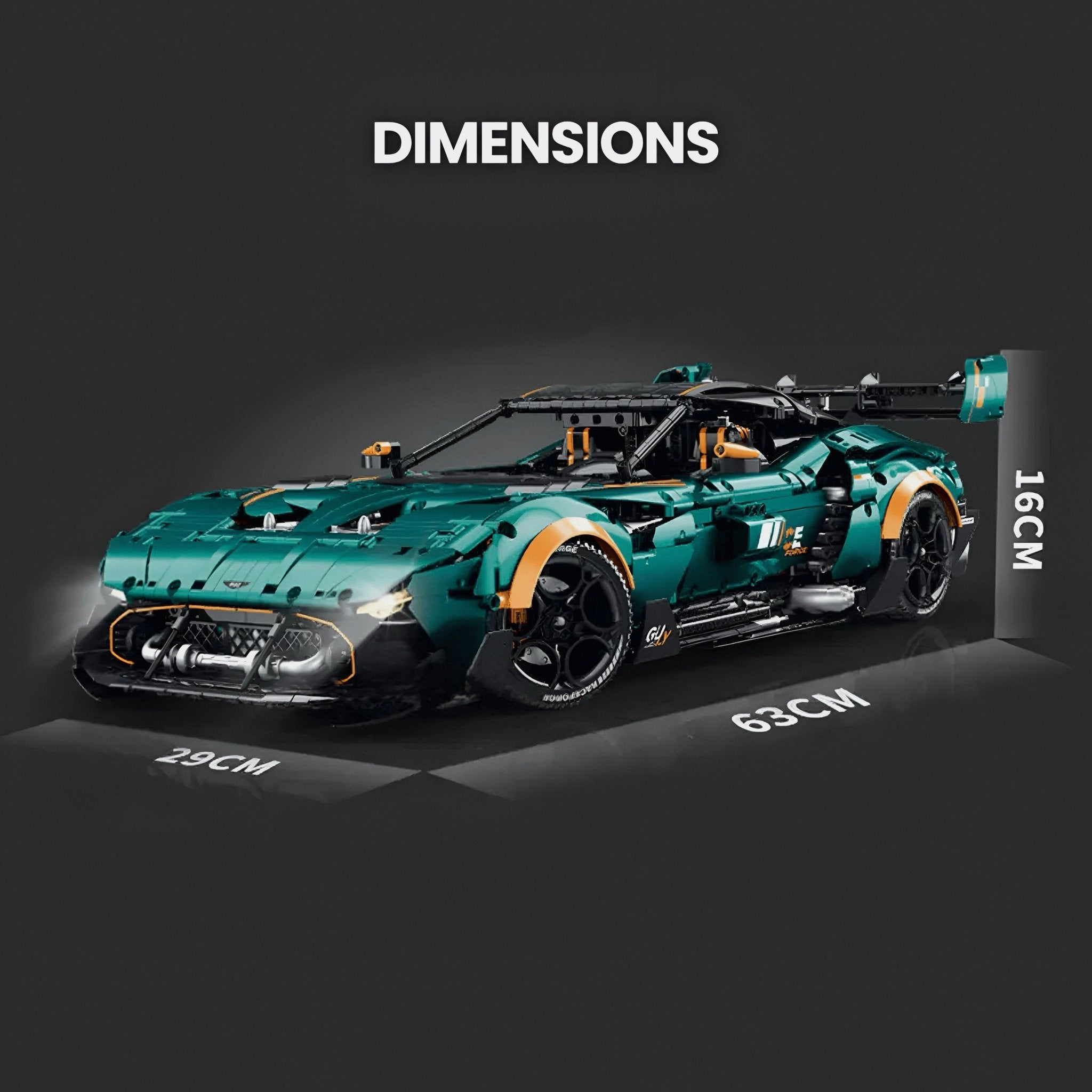 The Ultimate V12 British Race Car | 3794pcs - BRICKS LAB