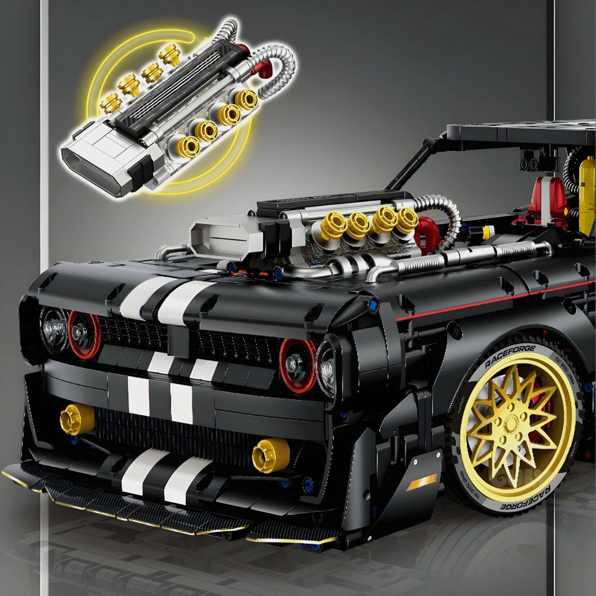 The Ultimate V8 Muscle Car | 3752pcs - BRICKS LAB