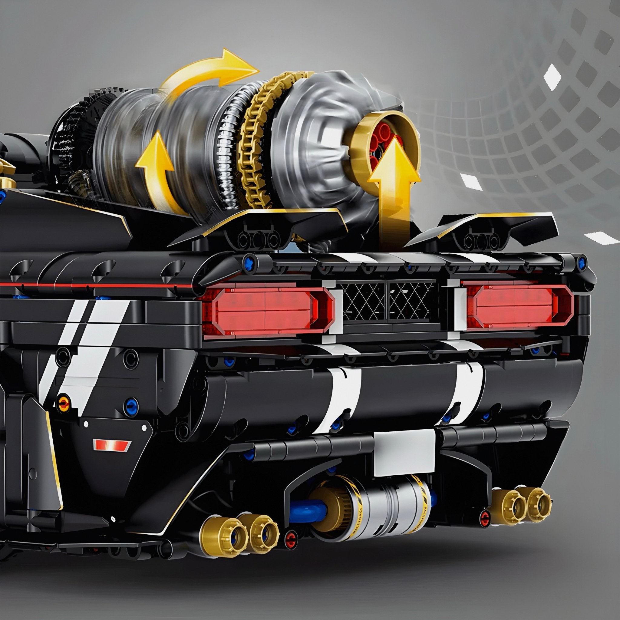 The Ultimate V8 Muscle Car | 3752pcs - BRICKS LAB