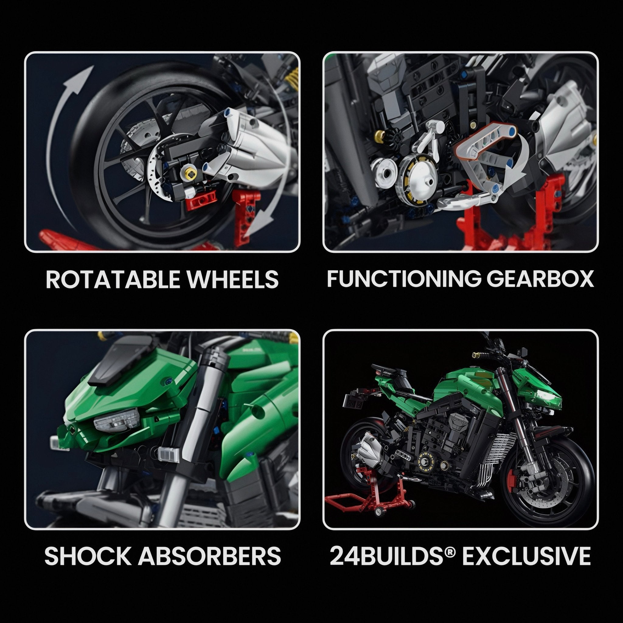 THE ULTIMATE Z1000 R | 2088PCS - BRICKS LAB