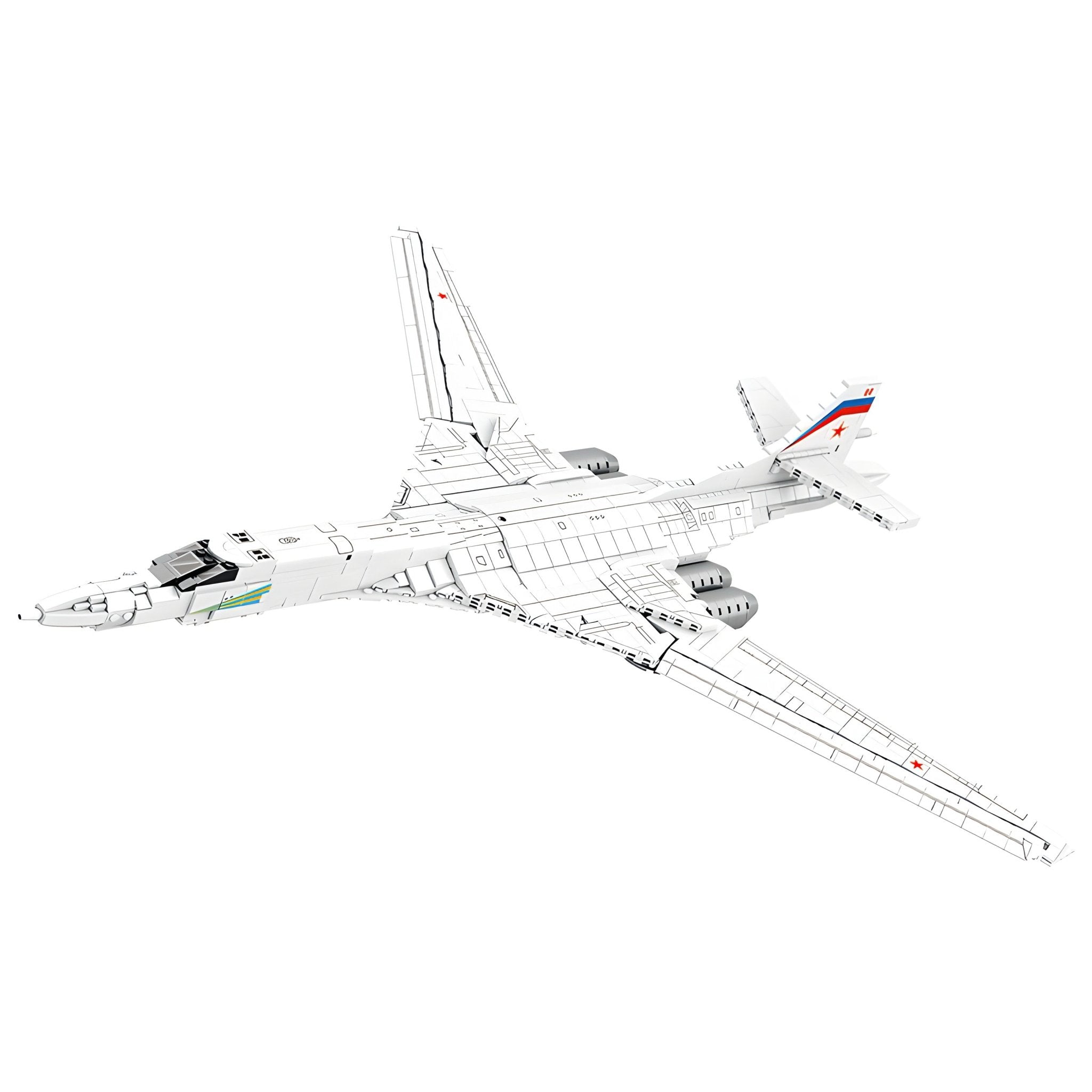 TU - 160 STRATEGIC BOMBER | 1598PCS - BRICKS LAB