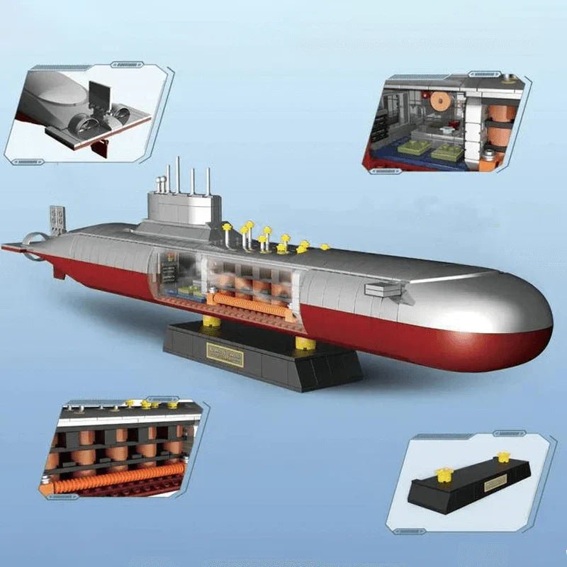 TYPE 9411 NUCLEAR SUBMARINE | 1104PCS - BRICKS LAB