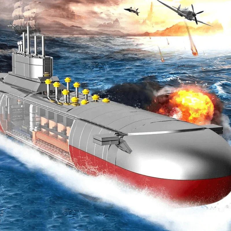 TYPE 9411 NUCLEAR SUBMARINE | 1104PCS - BRICKS LAB