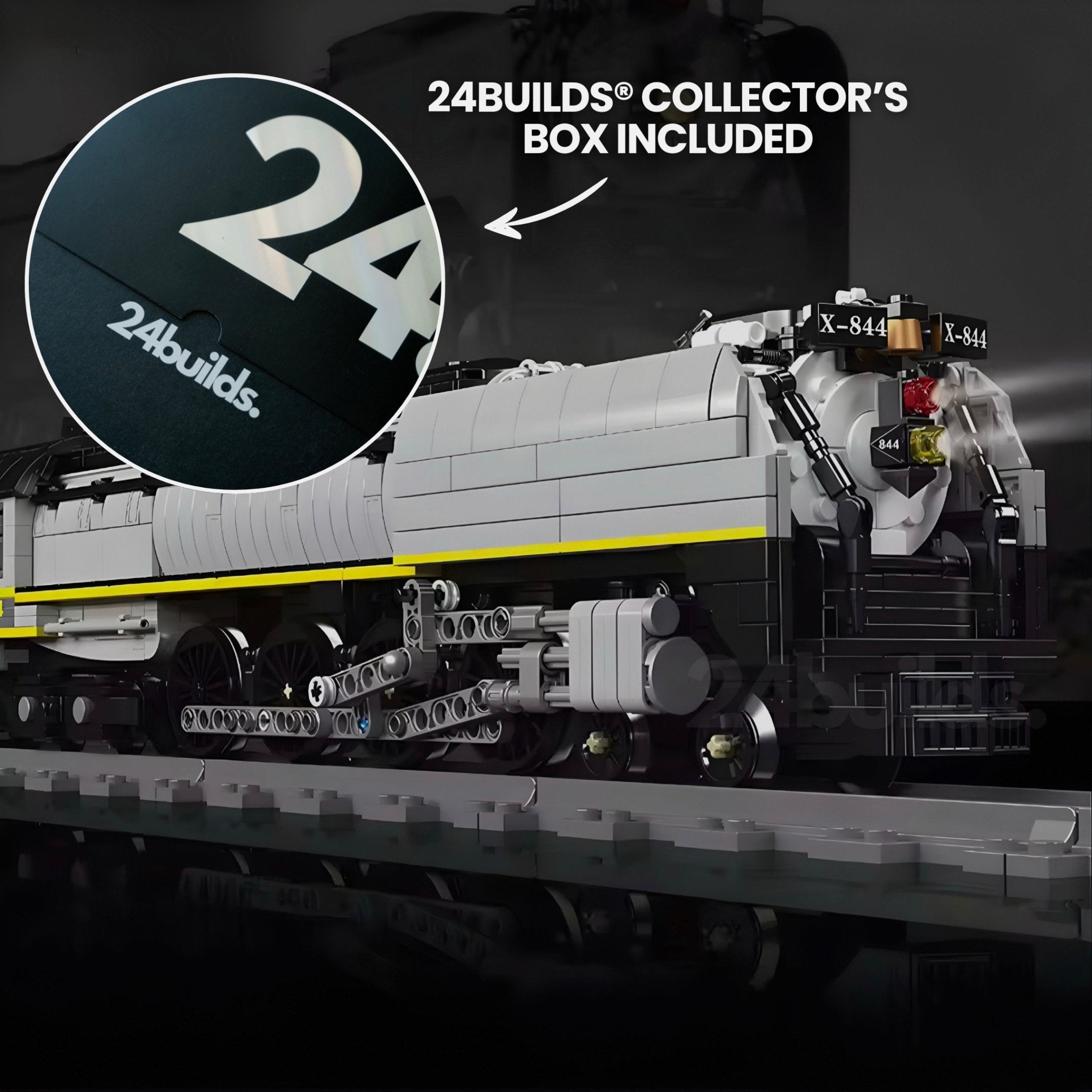 UNION PACIFIC 844 LOCOMOTIVE | 3358PCS - BRICKS LAB