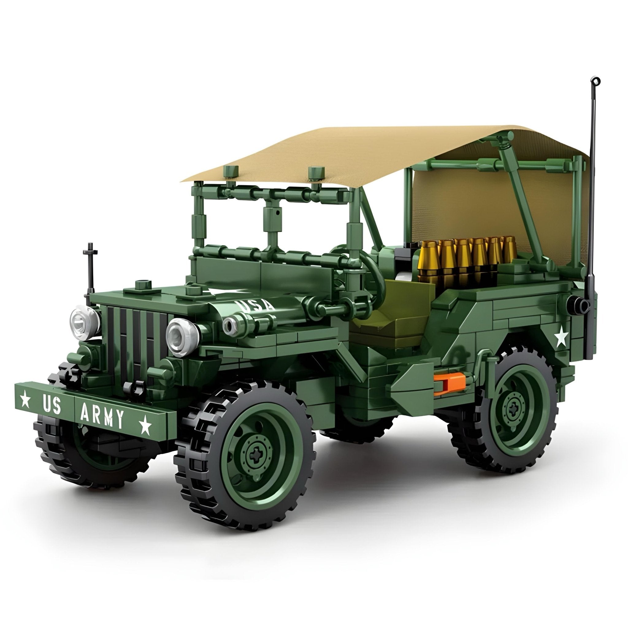 US Army Jeep | 807pcs - BRICKS LAB