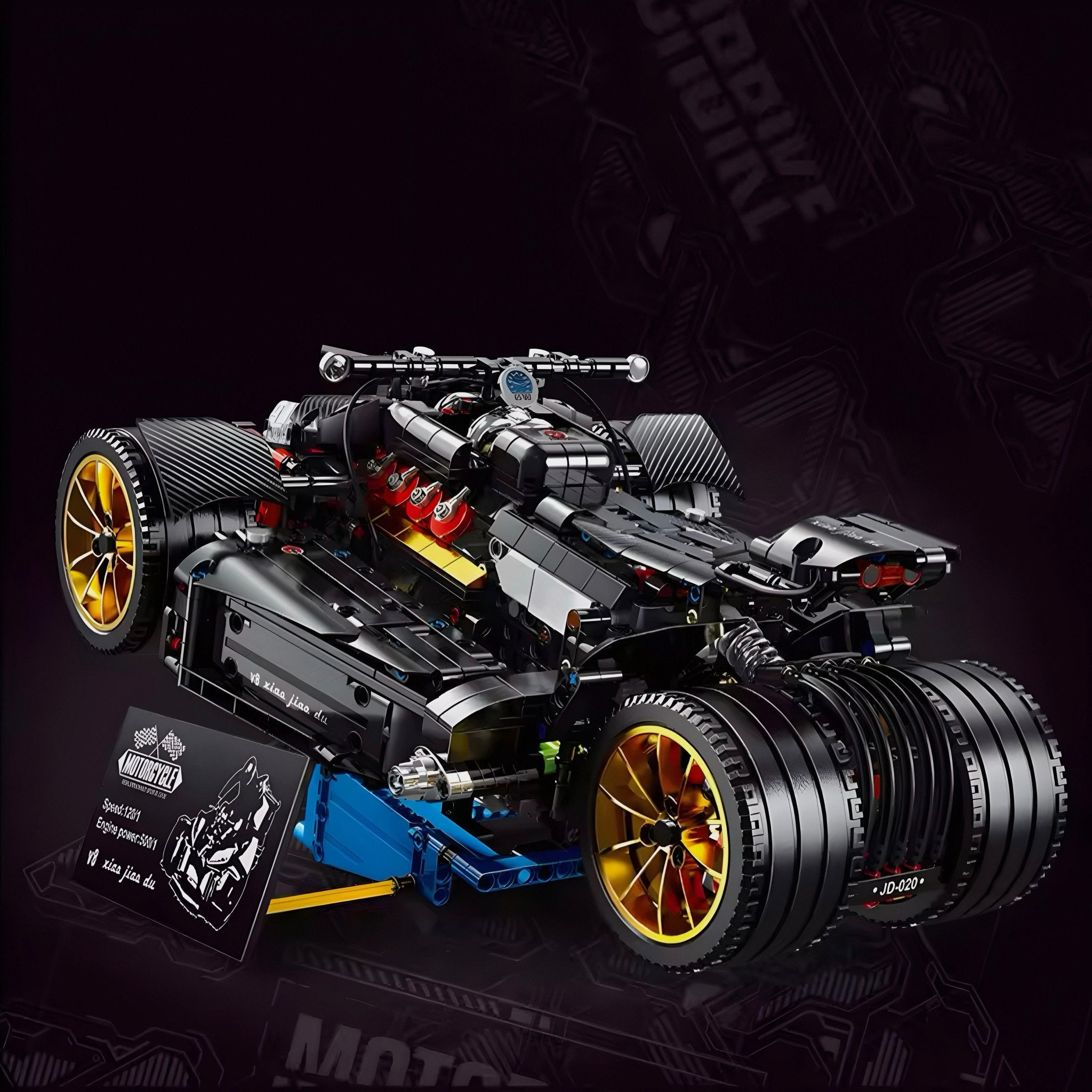 V8M MOTORCYCLE | 2054PCS - BRICKS LAB
