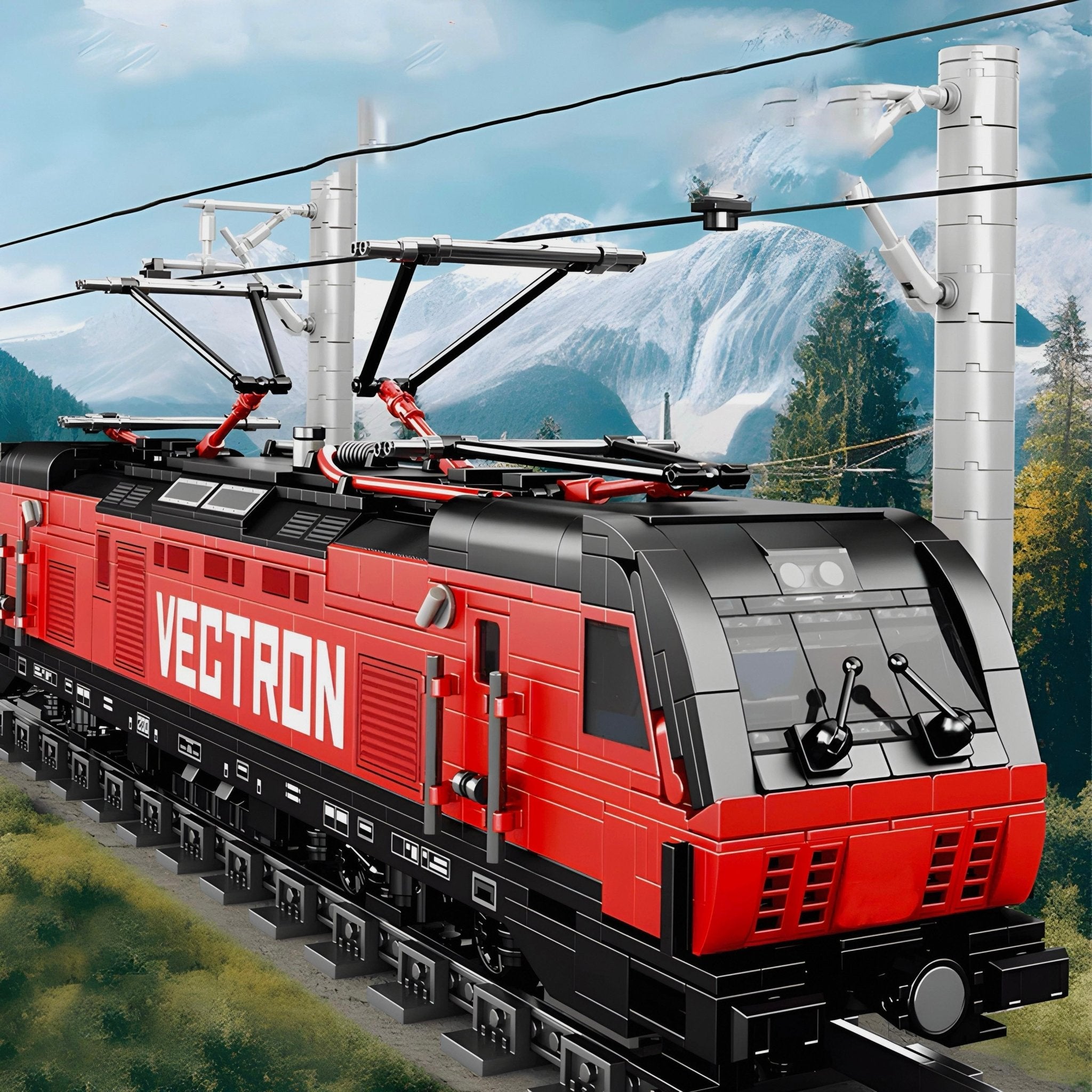VECTRON ELECTRIC LOCOMOTIVE | 1888PCS - BRICKS LAB