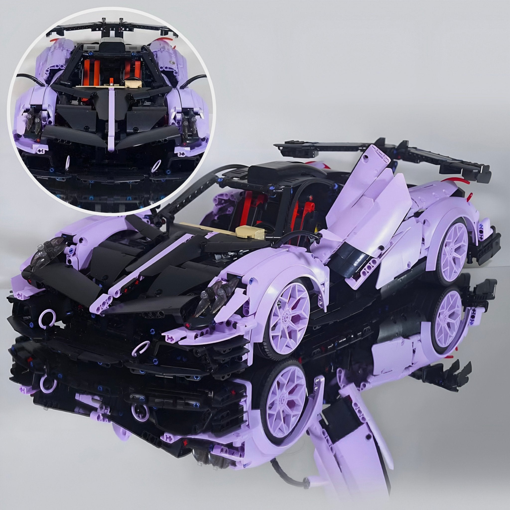 Violet Edition Italian Hypercar | 3430pcs - BRICKS LAB