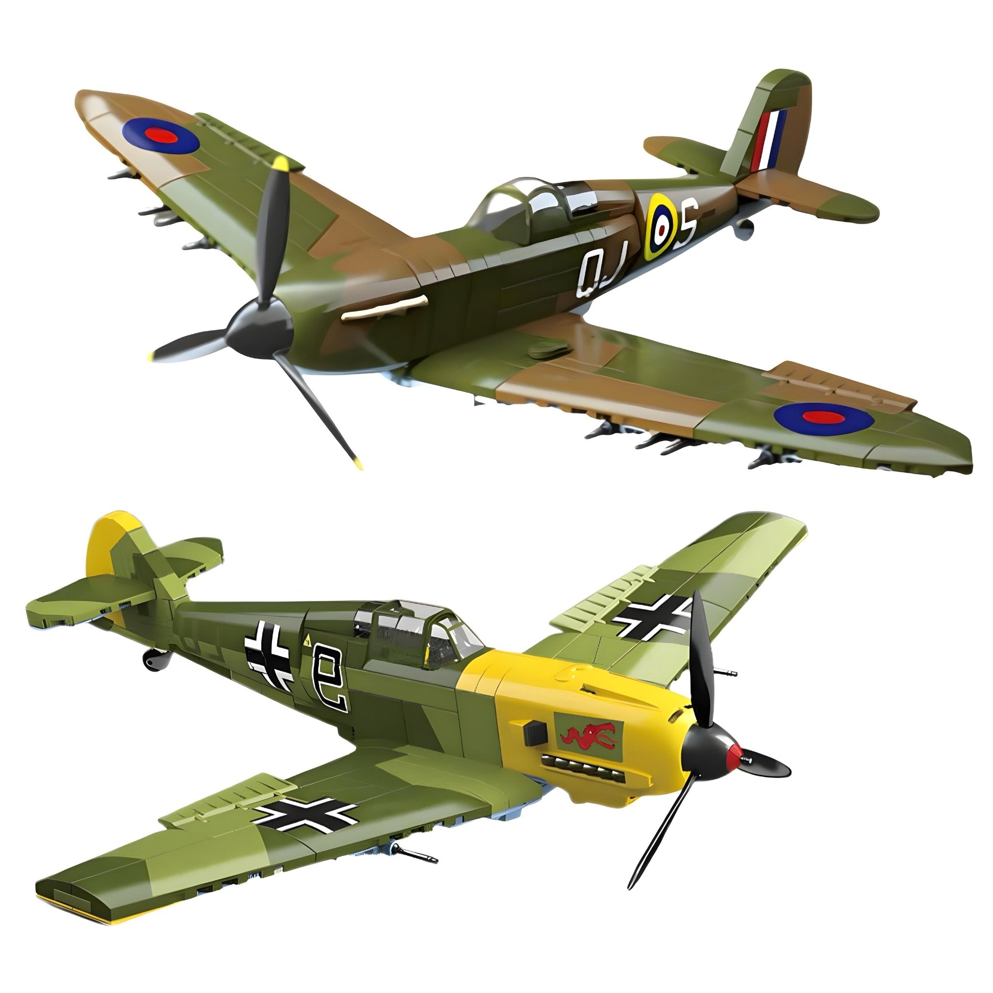 WWII DOGFIGHT LEGENDS BUNDLE | 1314PCS - BRICKS LAB