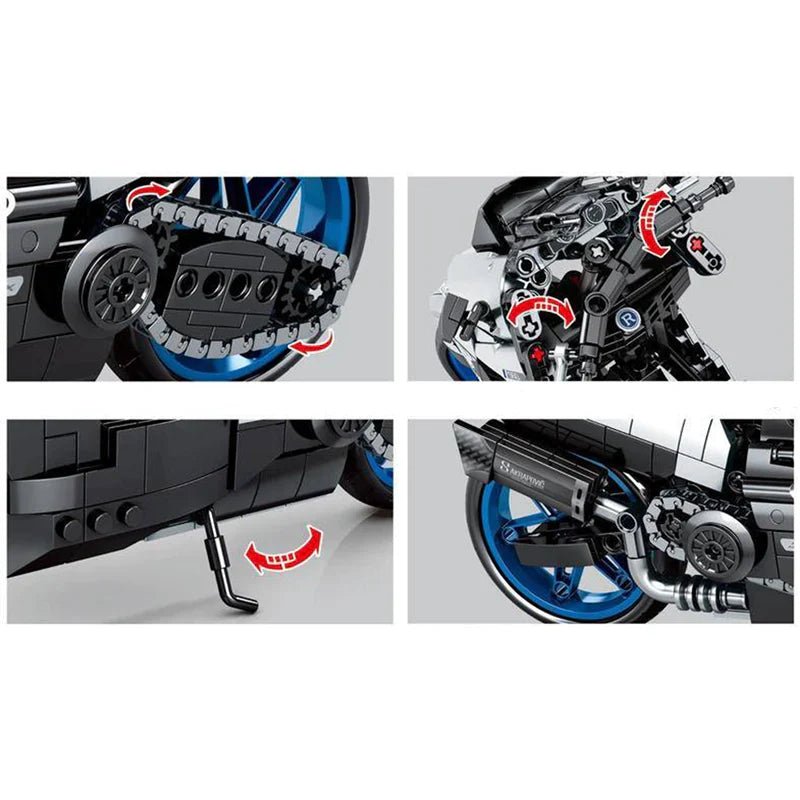 Yamaha TMAX 530 | 798pcs - BRICKS LAB